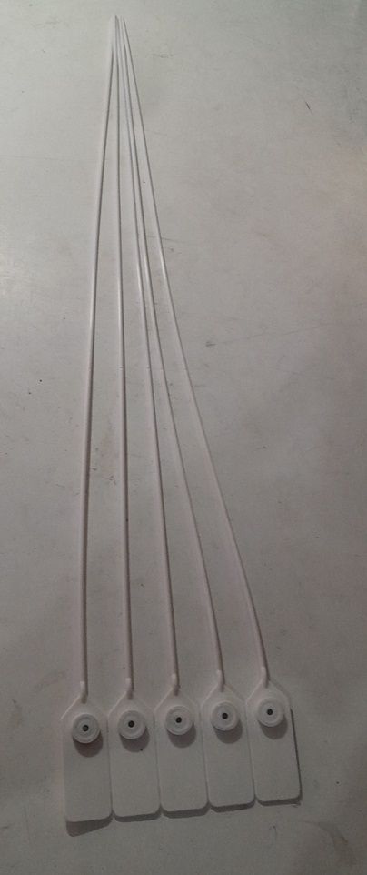 100PCS PLASTIC SECURITY SEAL FOR BAGS, NOZZLES, TRUCKS & CONTAINERS