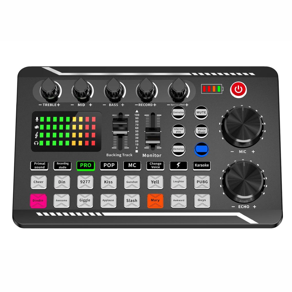 F998 Audio  Card 16 Effects For Audio Playback