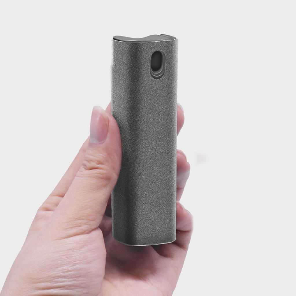 Gazechimp Screen Cleaning  Bottle And Cloth For Laptop TV Gray