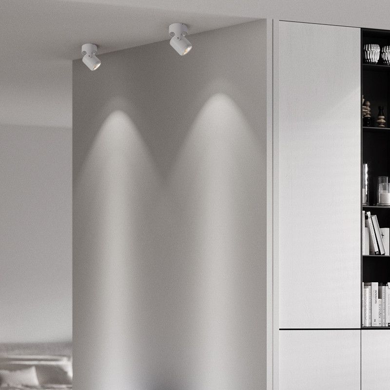 White Black Dimmable Rotating LED Downlights Surface