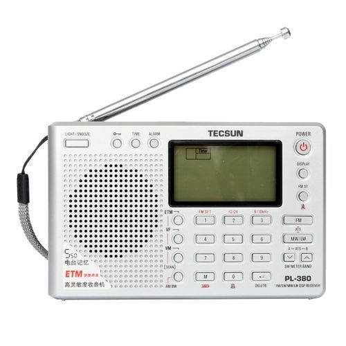 Digital Stereo Radio World Band Receiver New Silver