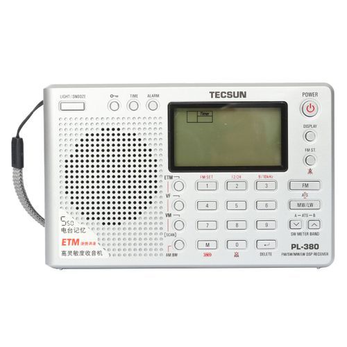 Digital Stereo Radio World Band Receiver New Silver