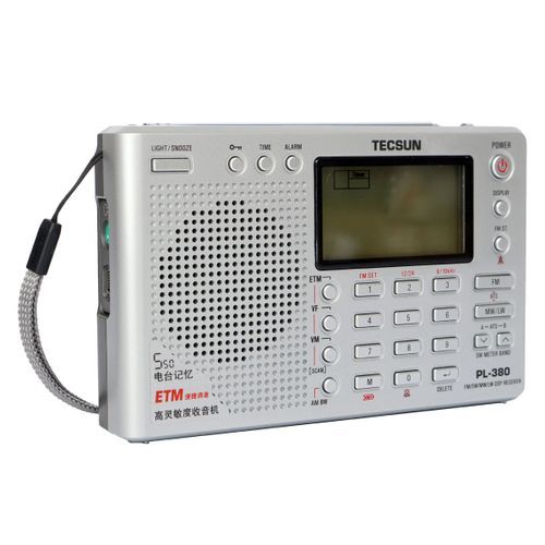 Digital Stereo Radio World Band Receiver New Silver