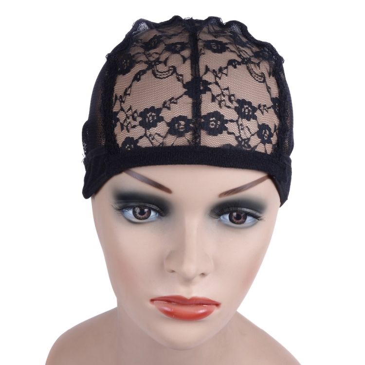 3 PCS Elastic Hair Net Cap Lace Mesh Bottom Cover
