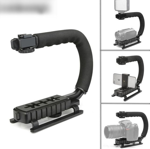 Multifunctional Camera/Phone Stabilization Grip Bracket