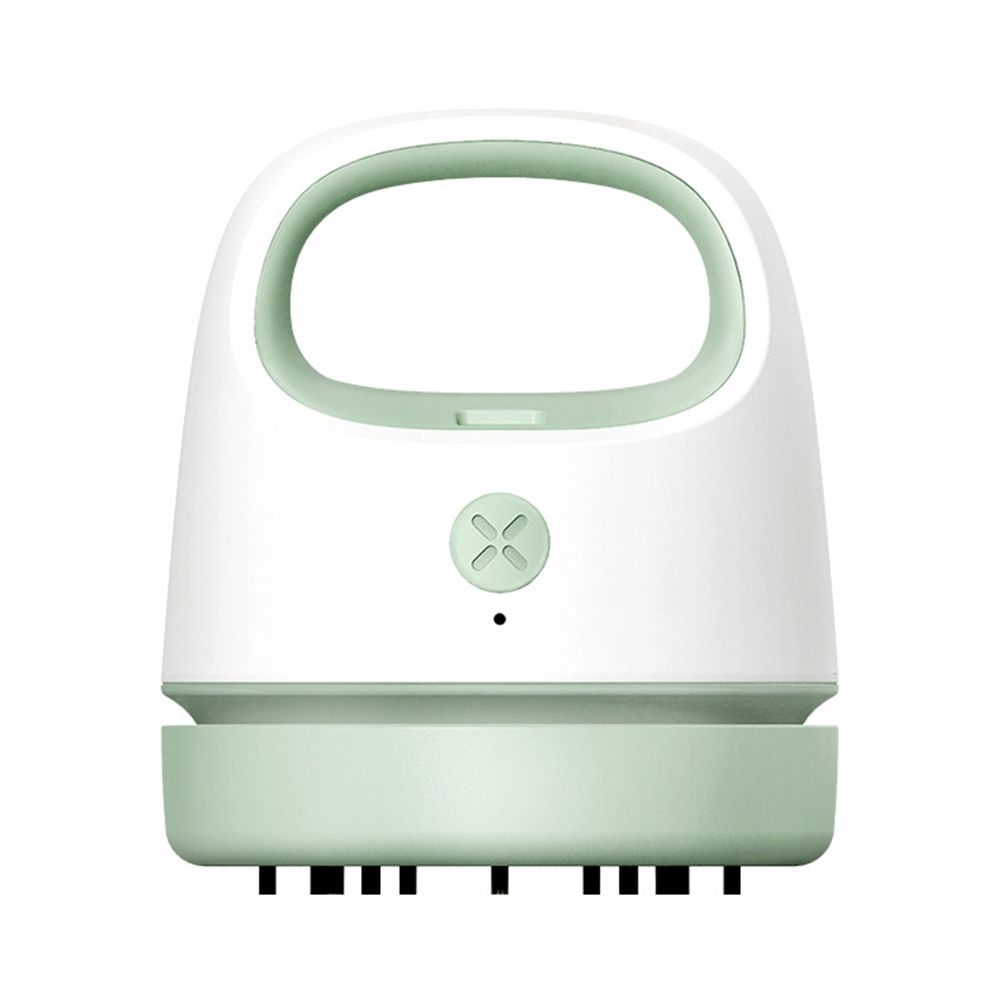 Mini Adjustable Desktop Pet Hair Vacuum Cleaner Dust-Green