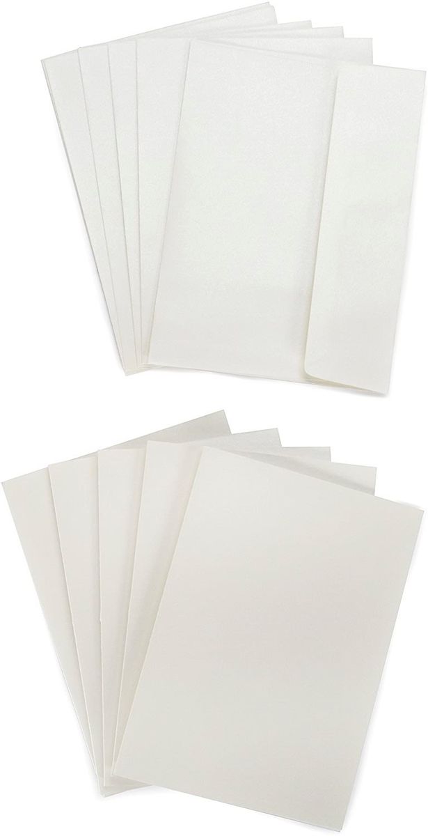 Coordination's A7 Size Cards And Envelopes (Set Of 50)