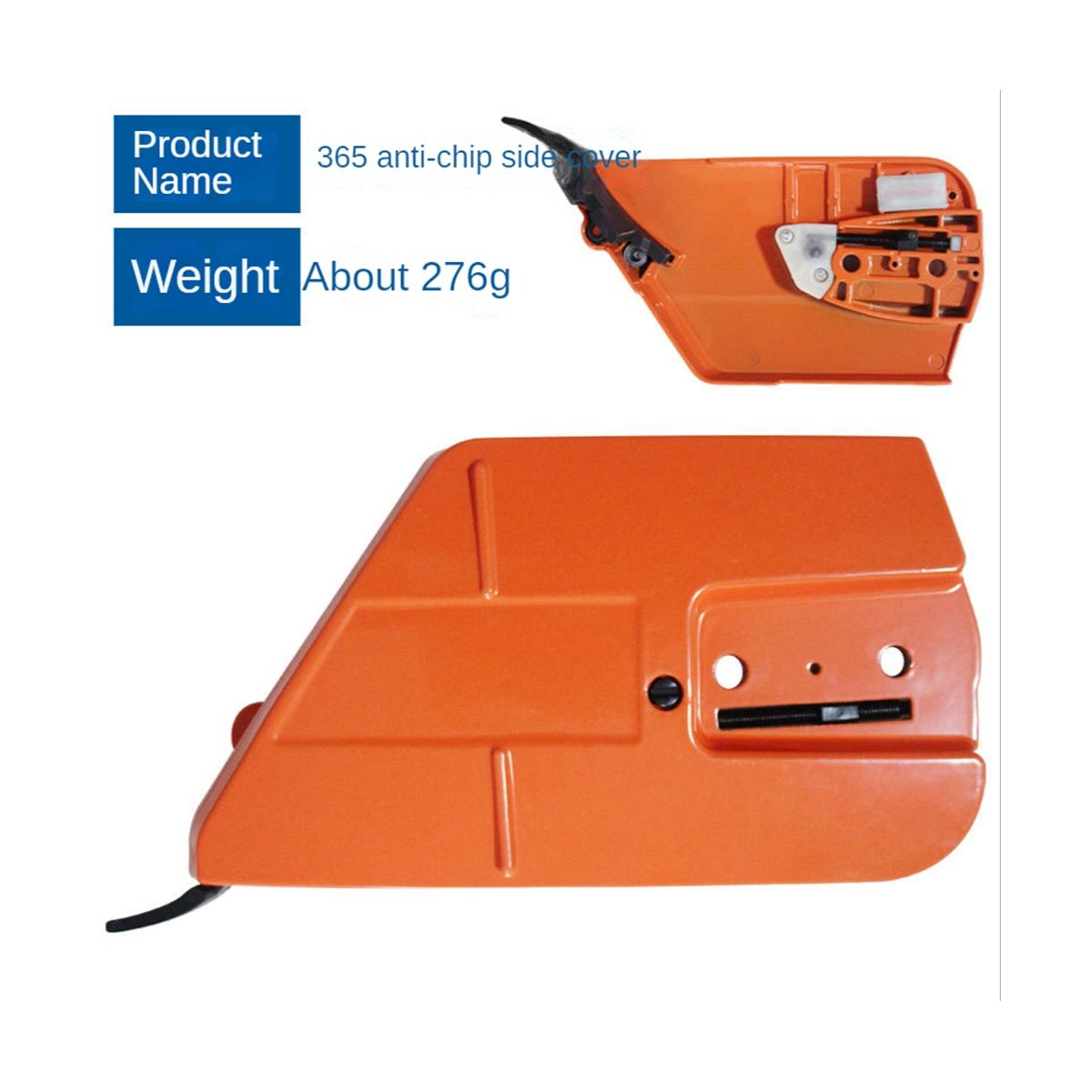 For Chain Saw H365 Chip-Proof Side Cover Right Side Plate