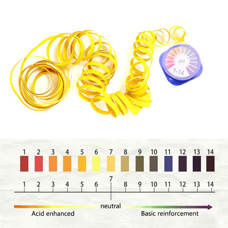 1 Roll PH Paper 1-14 Acid Indicator Meter Litmus Water Quality Cosmetics Urine Testing Accurate Testing Kit Tools Set Measuring