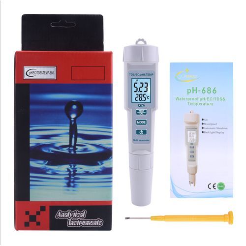 4 In 1 PH/TDS/EC/Temperature Meter PH Meter Digital Water Quality Mon