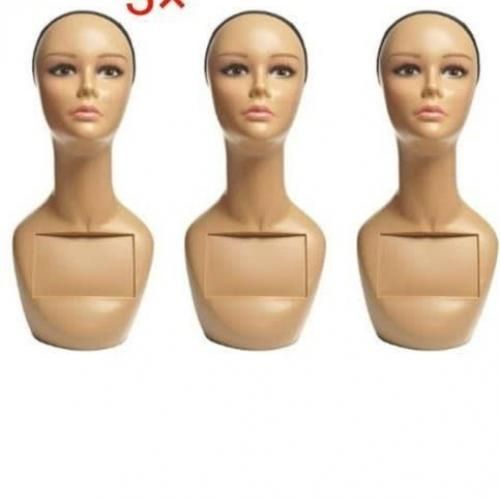 Full Female Mannequin Dummy Wig, Hat, Cap Display Head Stand