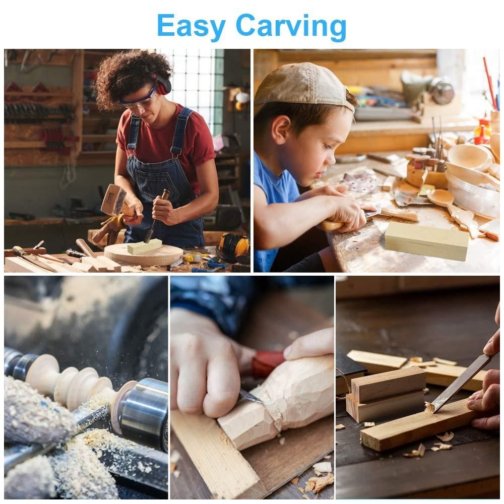 Whittling and Carving Wood Blocks Unfinished Wood Blocks Bas