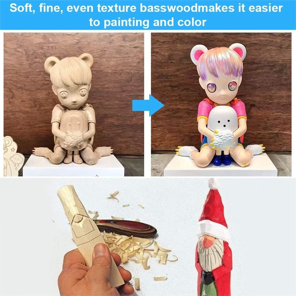 Whittling and Carving Wood Blocks Unfinished Wood Blocks Bas