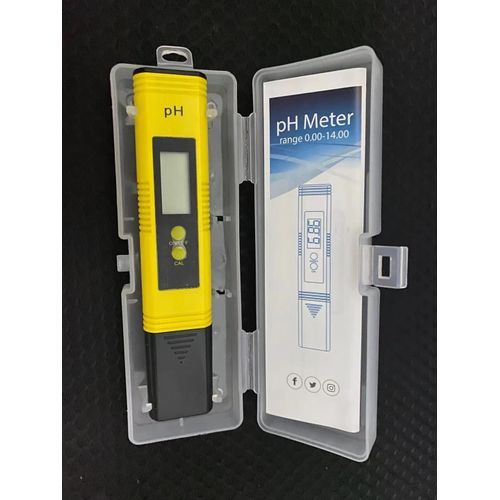 Portable Digital ATC PH Meter 0.00~14.00 Water Fish Tank Monitor Water Quality Liquid  LCD Glass Electrode