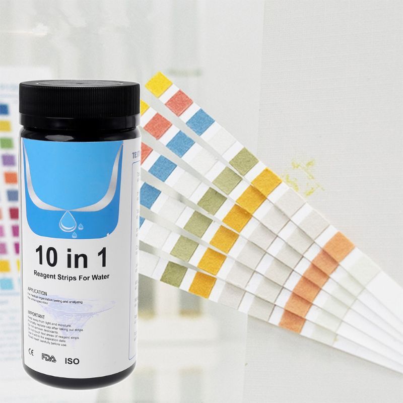 100p Water Test Pool Drinking Water Quality Tester Alkalinity PH Hardness  Copper Lead Nitrate Nitrite Fluoride Residual