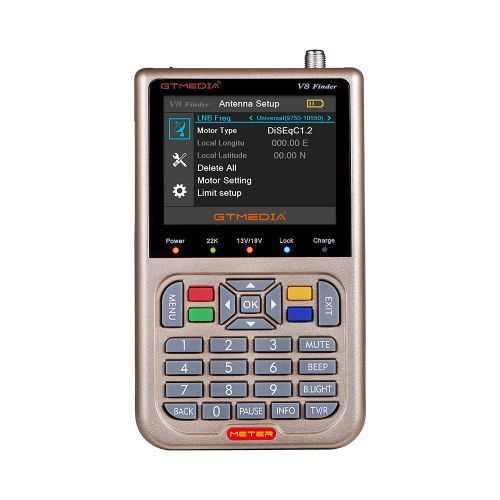 V8 Satellite Signal Finder Meter With 3000mAh Battery
