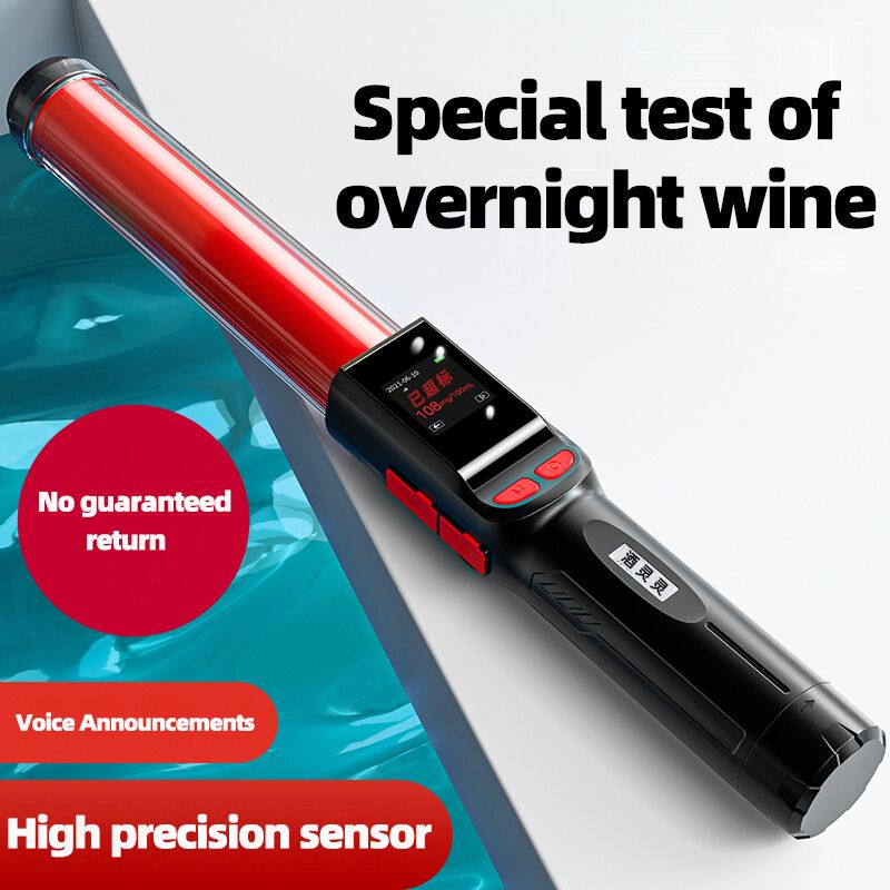 Alcohol Tester Professional Automatic Breathalyzer LED Display Portable Rechargeable Breathalyzer