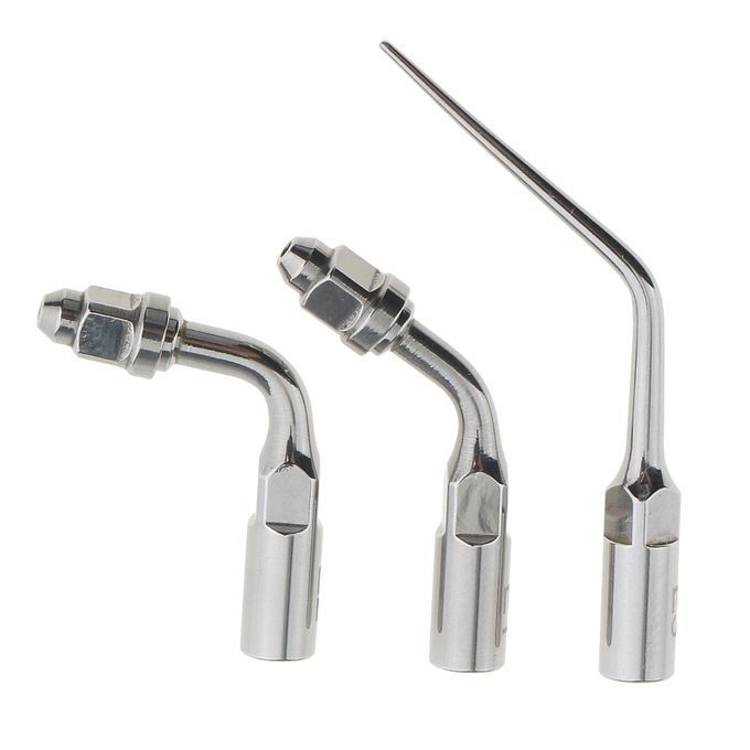 3 Pieces Stainless Steel Dental  Scaler Tip Scaling Tool E1
