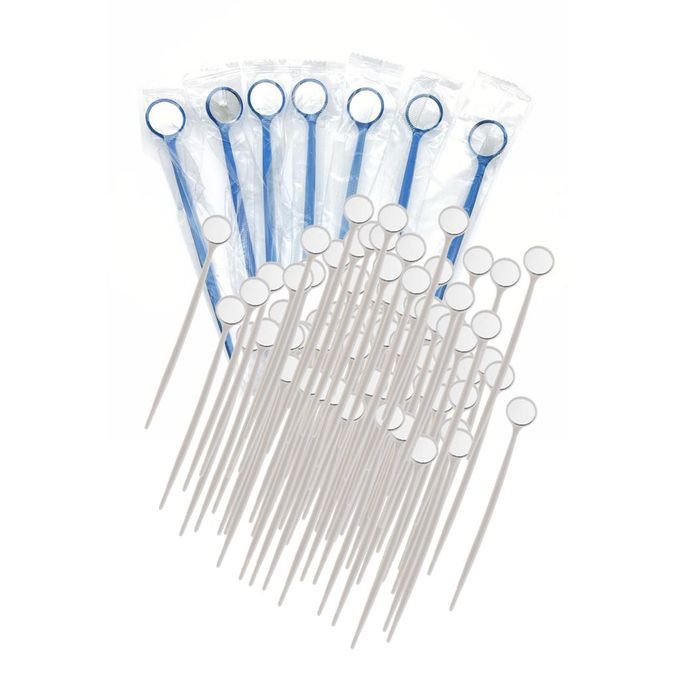 200x Oral Disposable Mouth Teeth Exam Mirrors Reflector Bulk Lot