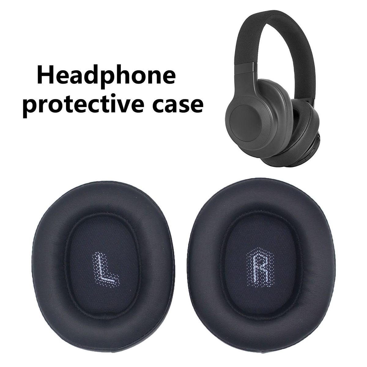 Headphone Pad Easy To Install Headphone Pad Black