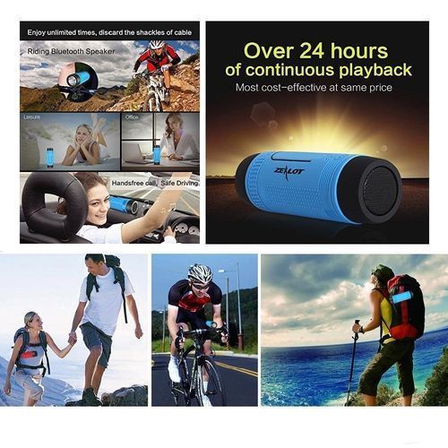 S1 Flashlight Bluetooth Speaker With Powerbank