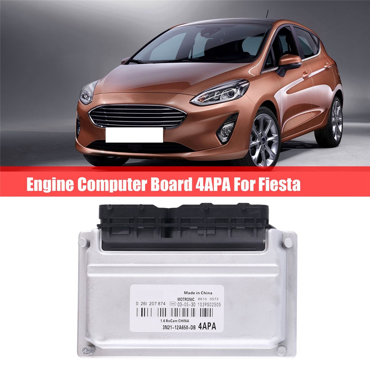 0261207874 Car Engine Computer Board 4APA for Fiesta M797 3N21-12A650-DB
