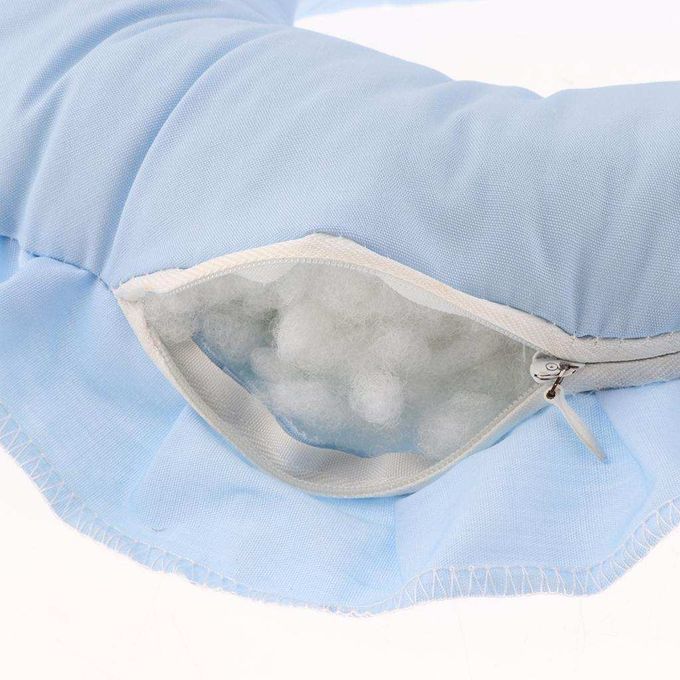 Soft Salon Face  Pillow Head Rest Cradle Cushion For Salon Blue