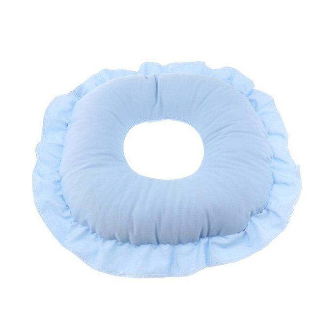 Soft Salon Face  Pillow Head Rest Cradle Cushion For Salon Blue