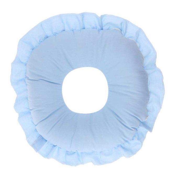 Soft Salon Face  Pillow Head Rest Cradle Cushion For Salon Blue