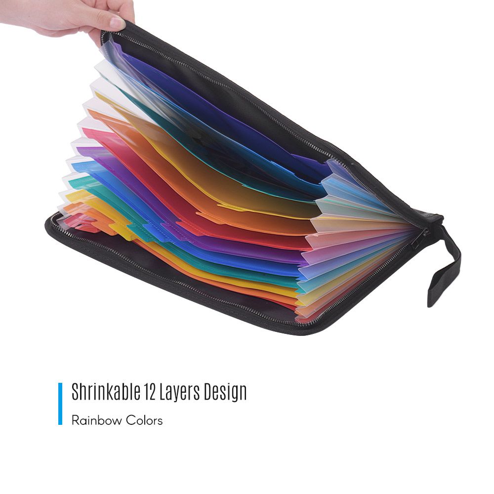 Fireproof Waterproof Safe Document Bags A4 Size Expandable