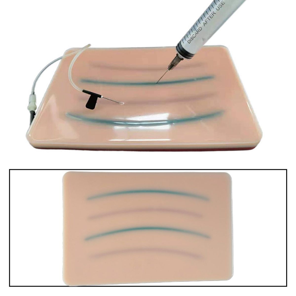 Silicone Repeated  Model 4 Veins Imbedded 3 Skin