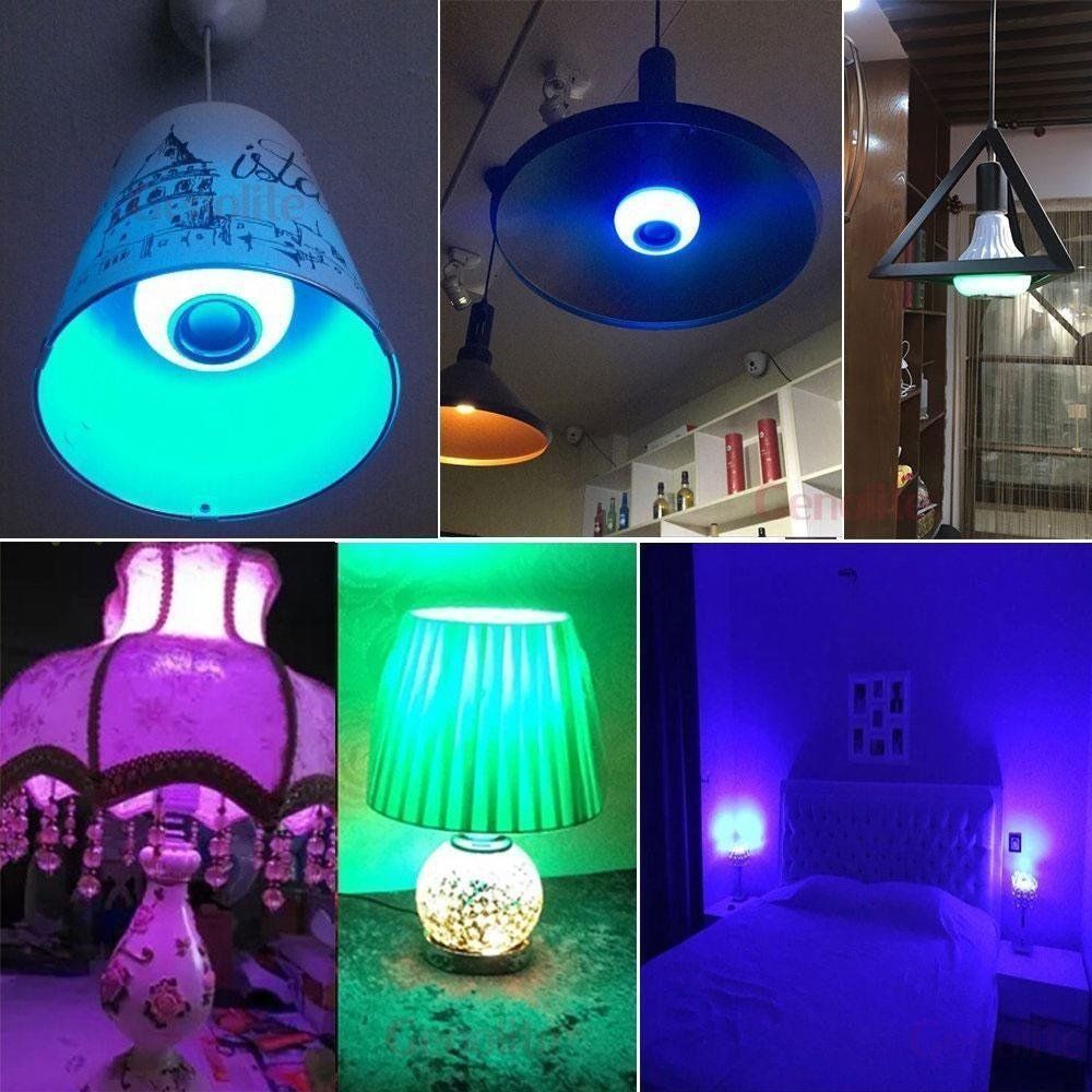 Smart LED Lighting Bulb Wireless Bluetooth Speaker Music