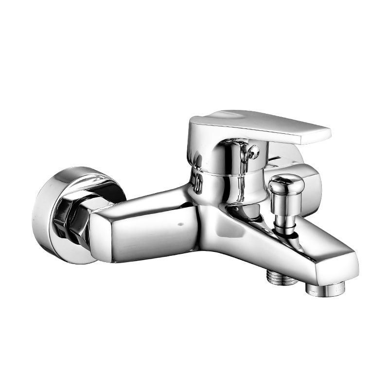Factory Wholesale Copper Mixed Faucet Famous Triple Bathtub Faucet Shower Hot and Cold Water Faucet Quality One Piece Dropshipping
