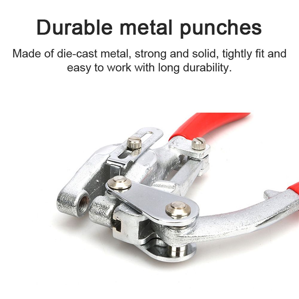 16PCS Multifunctional Punching Pliers Set Metal Stainless