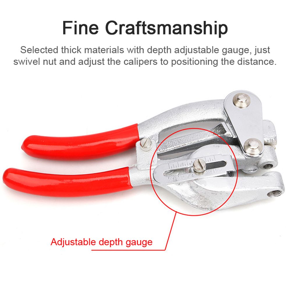 16PCS Multifunctional Punching Pliers Set Metal Stainless