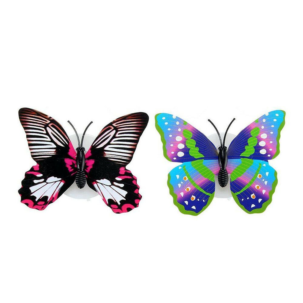 2Pcs Color Changing Butterfly LED Night Light-