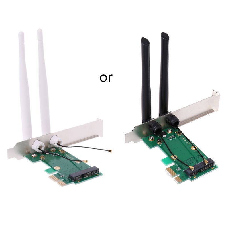 Wireless Card WiFi Mini PCI-E Express To PCI-E Adapter 2