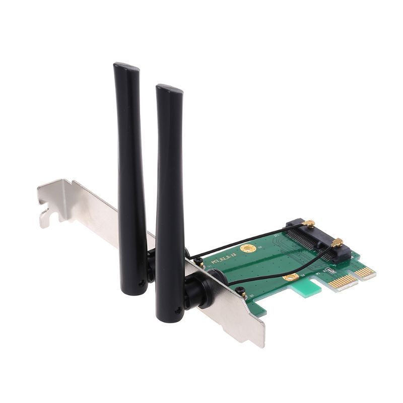 Wireless Card WiFi Mini PCI-E Express To PCI-E Adapter 2