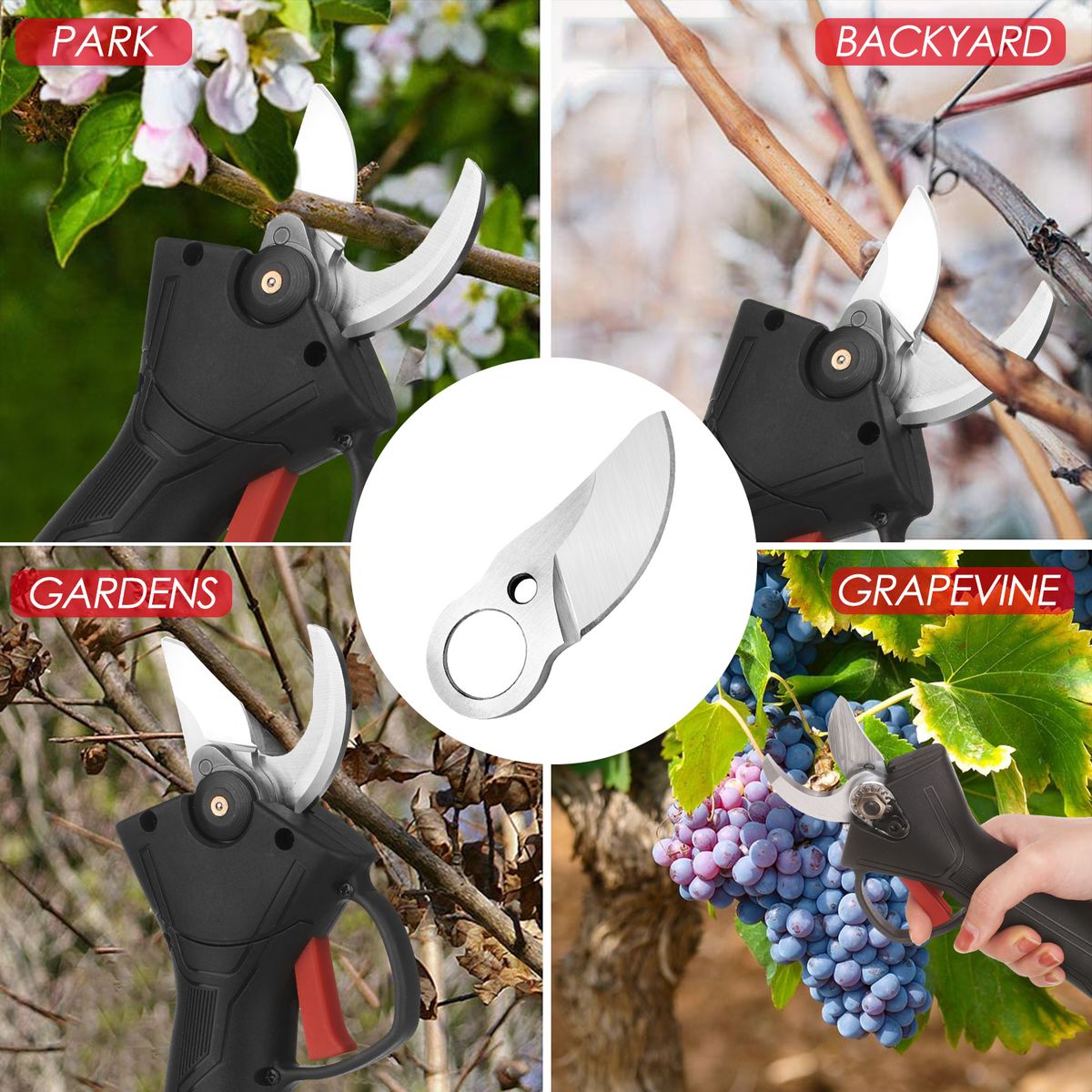 SK5 Cordless Pruner Cutting - 30mm Electric Pruning Shear