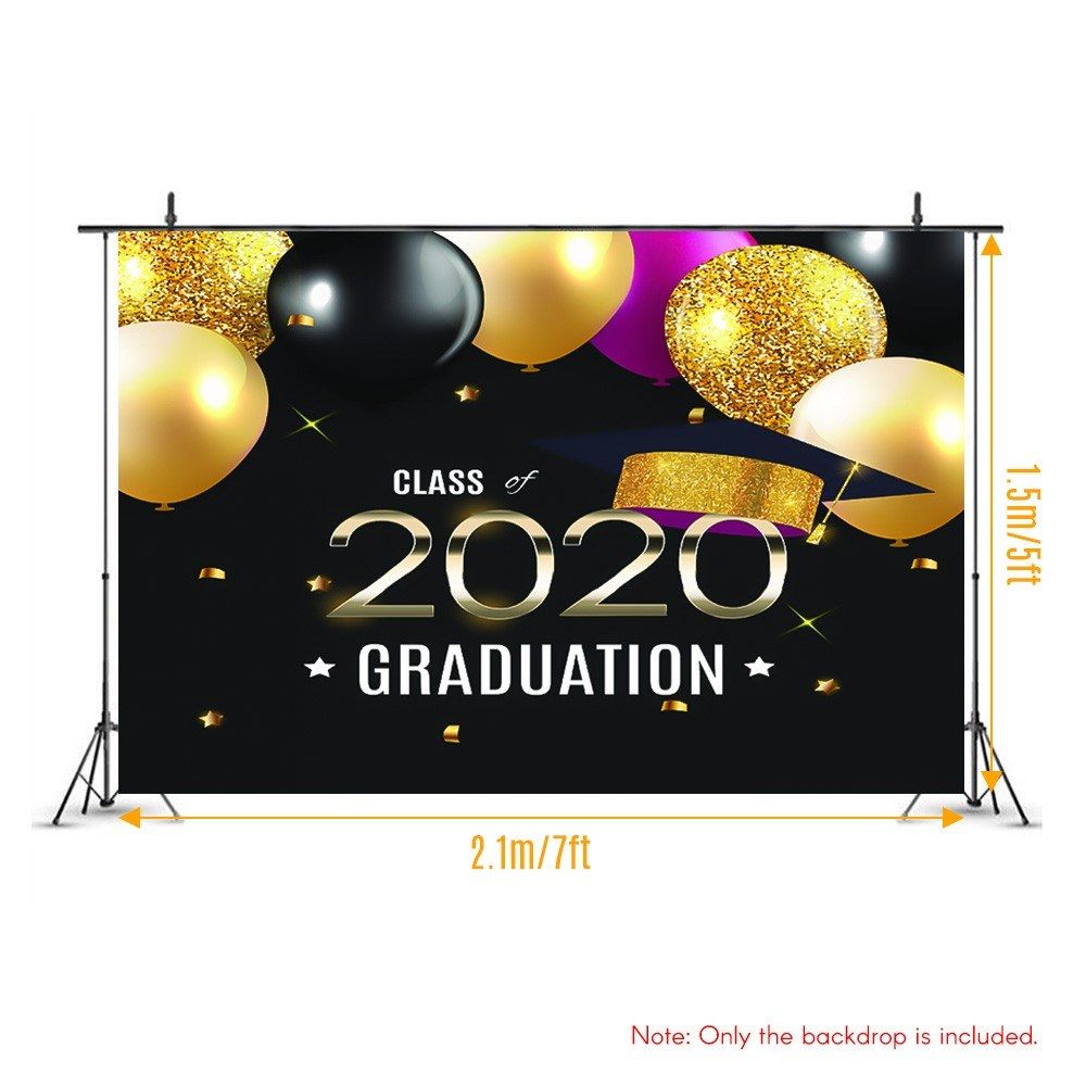7*5ft Professional Backdrop The Class Of 2020 Graduation