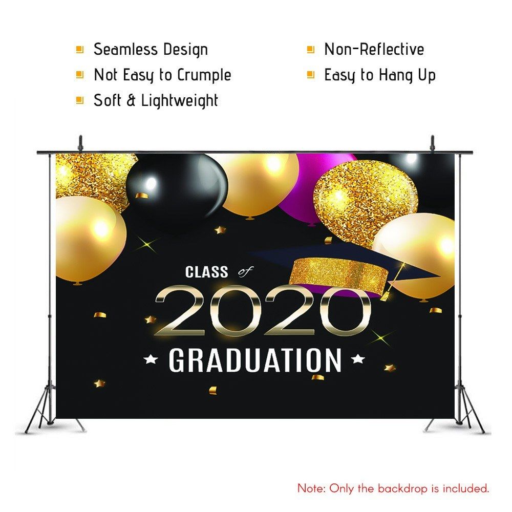 7*5ft Professional Backdrop The Class Of 2020 Graduation