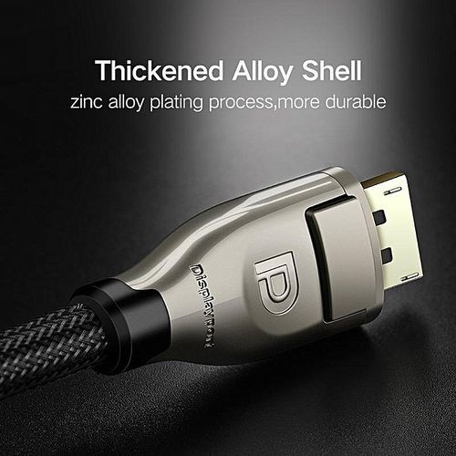 3Meter DisplayPort To DisplayPort Cable, DP 1.2 Male To Male Audio Video Cable With Zinc Alloy Shell, Support 3D 4K 60Hz, 1080P 144Hz For Latest HDTVs, Projectors, Displays, Monitors, PC Graphics By HonTai