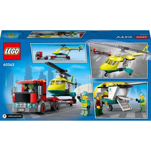 LEGO® City Rescue Helicopter Transport 60343 Building Kit