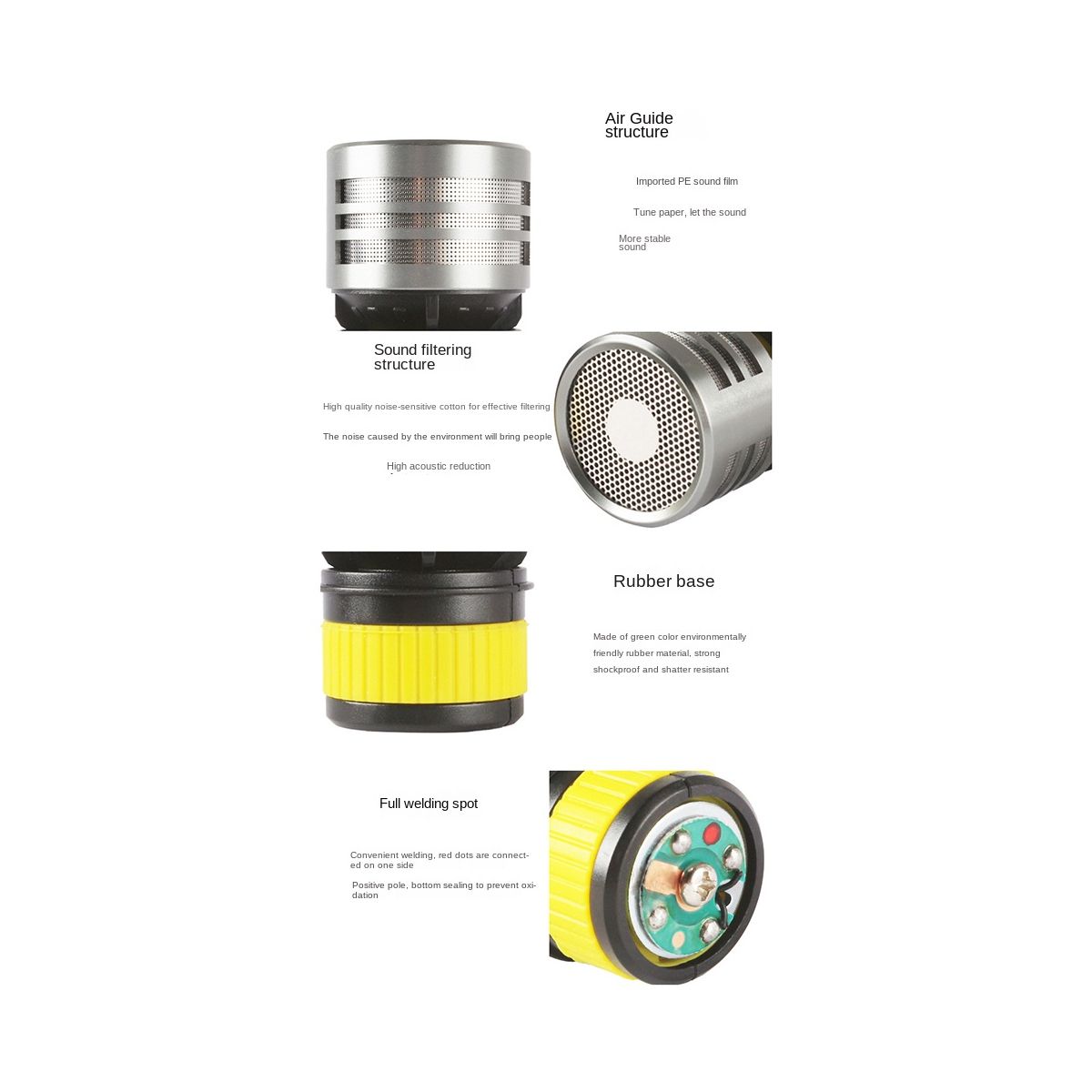 Wireless Microphone Capsule High Sensitivity Dynamic Microph
