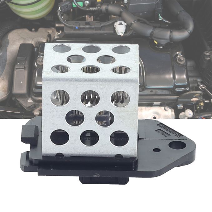 Radiator Fan Resistor Fit Well Adjust Speed Universal Car Air Conditioner Blast Blower Resistor 1267E3 For Citroen C2 C3/for Peugeot 206 307-Silver Black
