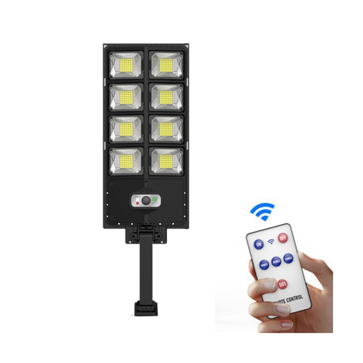 Solar Street Light with Remote Control Outdoor Human