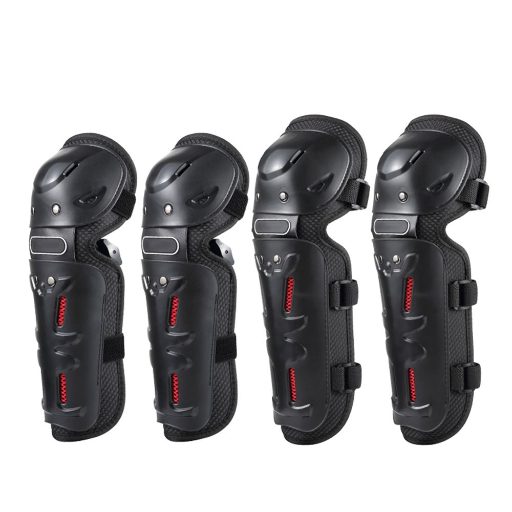 4PCs Cycling Knee Brace And Elbow Guards Bicycle MTB Bike-