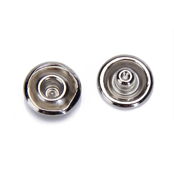 50 Set Nice Plated PRESS STUDS SNAP POPPER 11mm Prong Snap Fastener