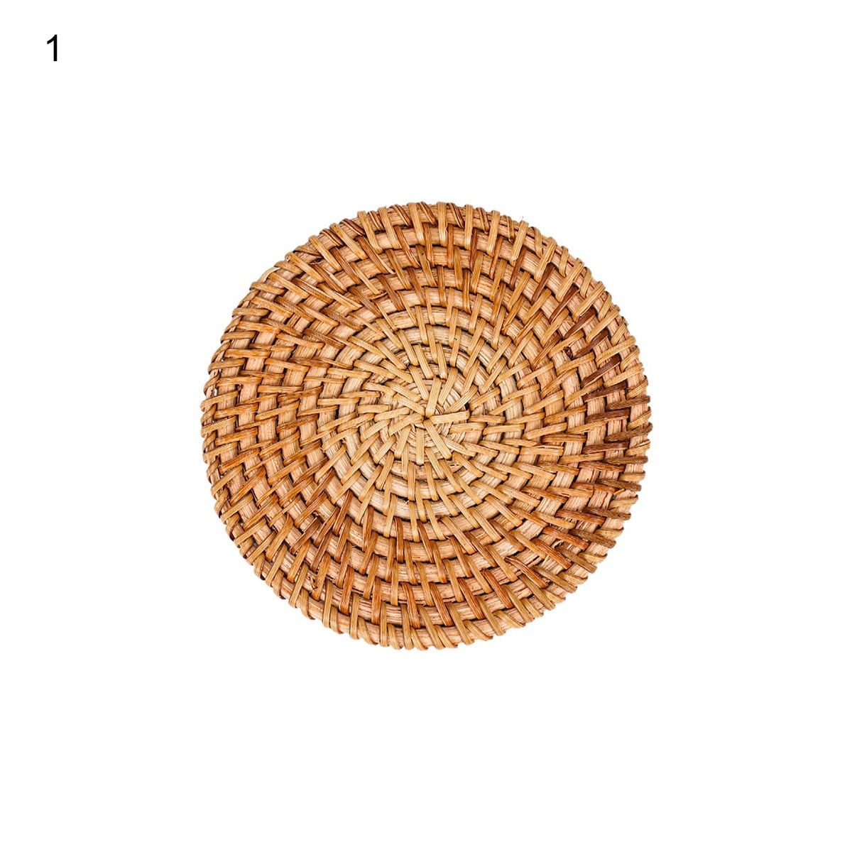 Practical Anti-slid Place Mat Good Woven Handmade Rattan-