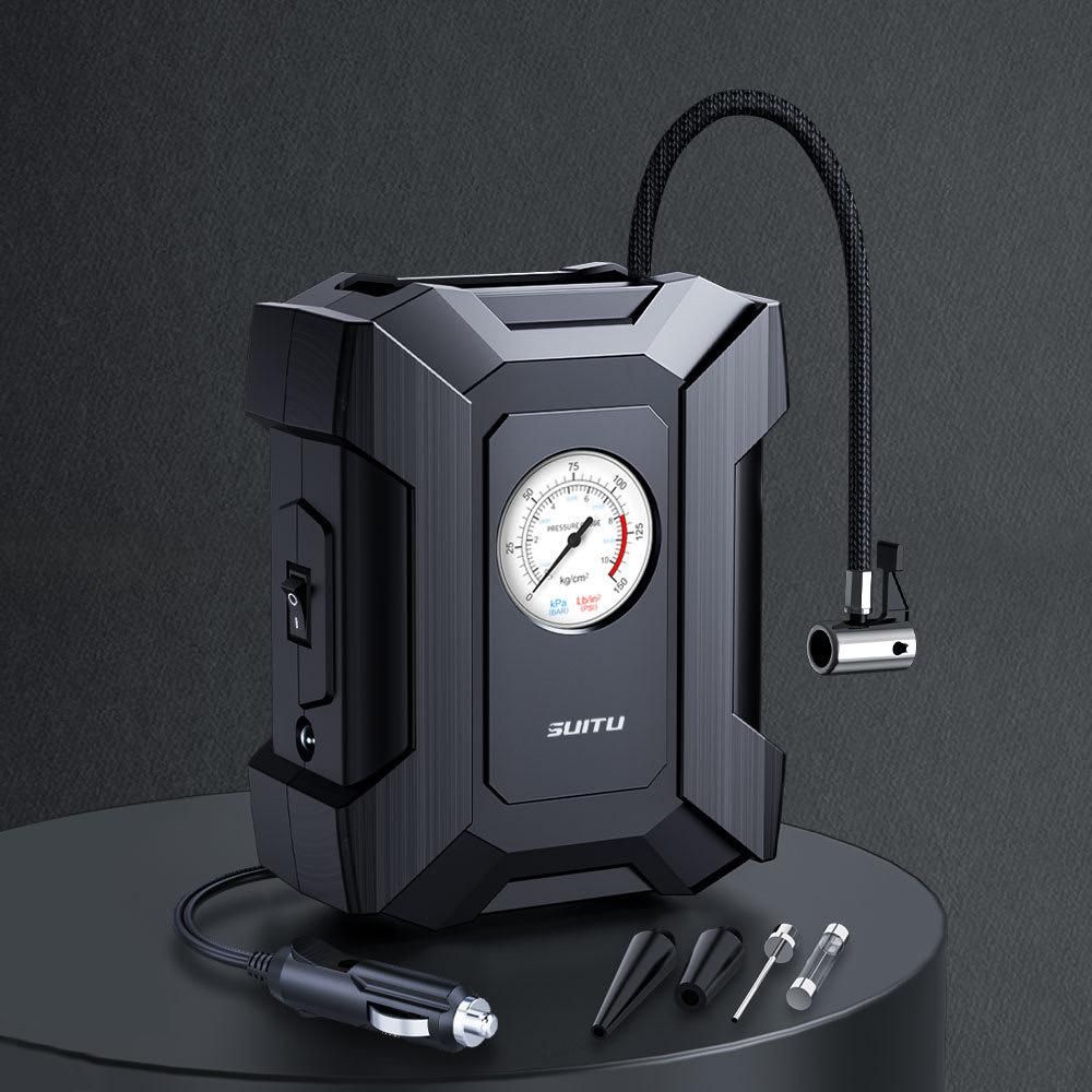 Portable Tire Inflation Pump Digital Display Lighting